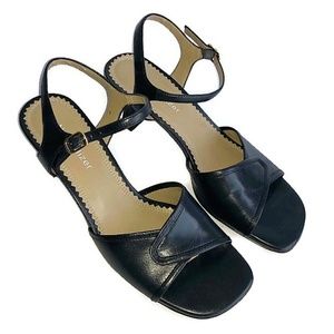 Naturalizer Navy Blue Leather Sandals-Sz 6N
